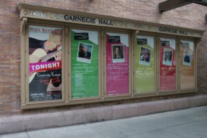 Poster for Mike Headlining Carnegie Hall, Zankel Hall