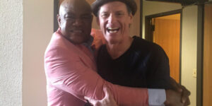 A hug from George Foreman